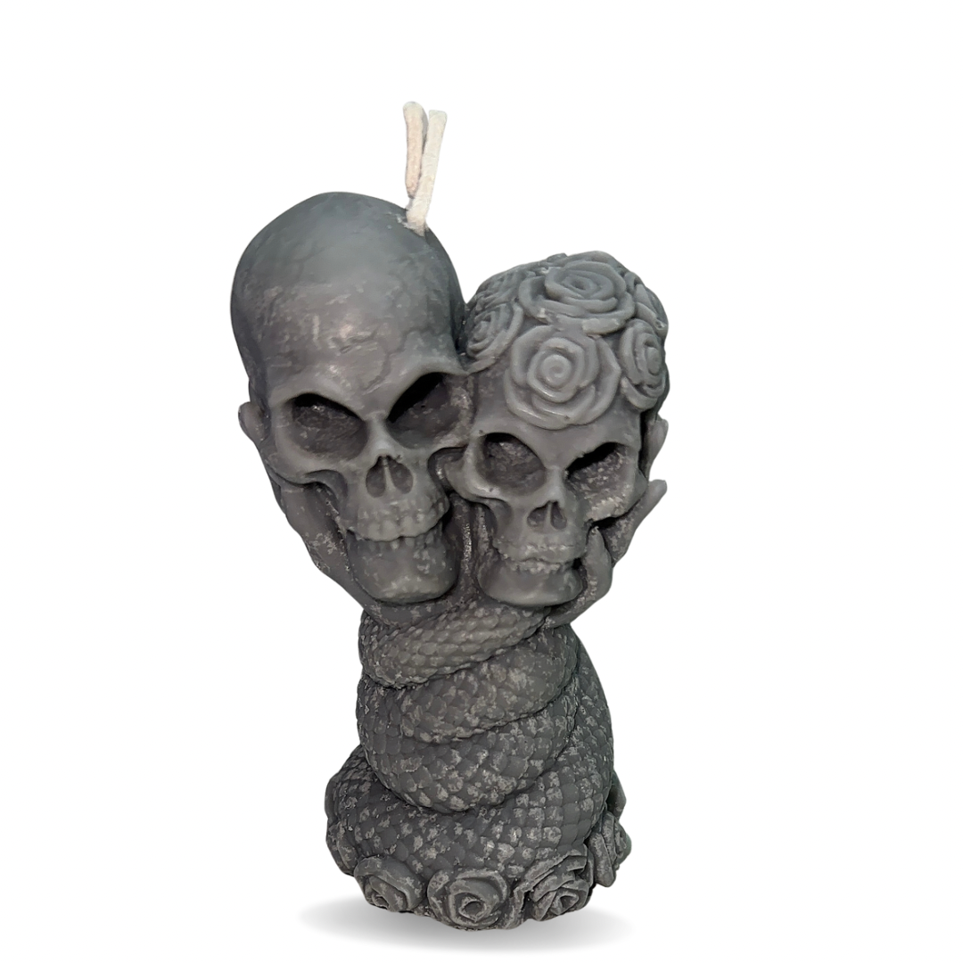 Skull Pillar Candle